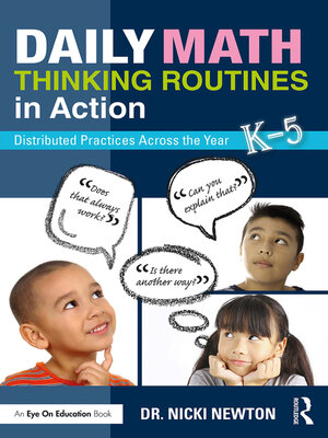 cover image of Daily Math Thinking Routines in Action